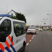 Ongeval Fiets contra auto Piethein Plein Noordwijk